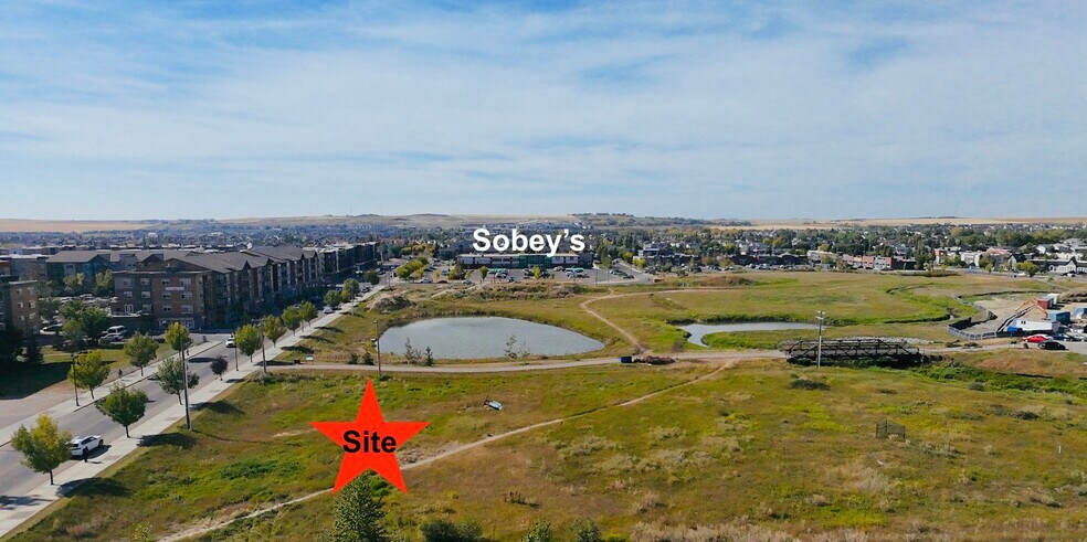 Primary Photo Of 128 Railway Avenue Southwest, Airdrie Land For Sale