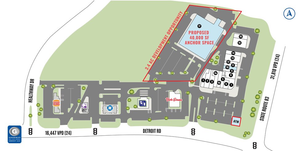 More Photos Of 36100 Detroit Rd, Avon Land For Lease