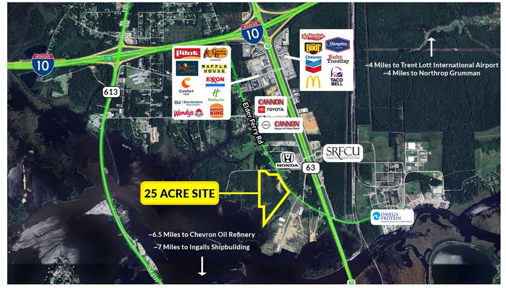 Primary Photo Of Elder Ferry Rd, Moss Point Land For Sale