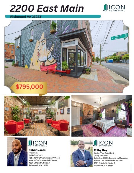 More Photos Of 2200 E Main St, Richmond Storefront Retail Residential For Sale