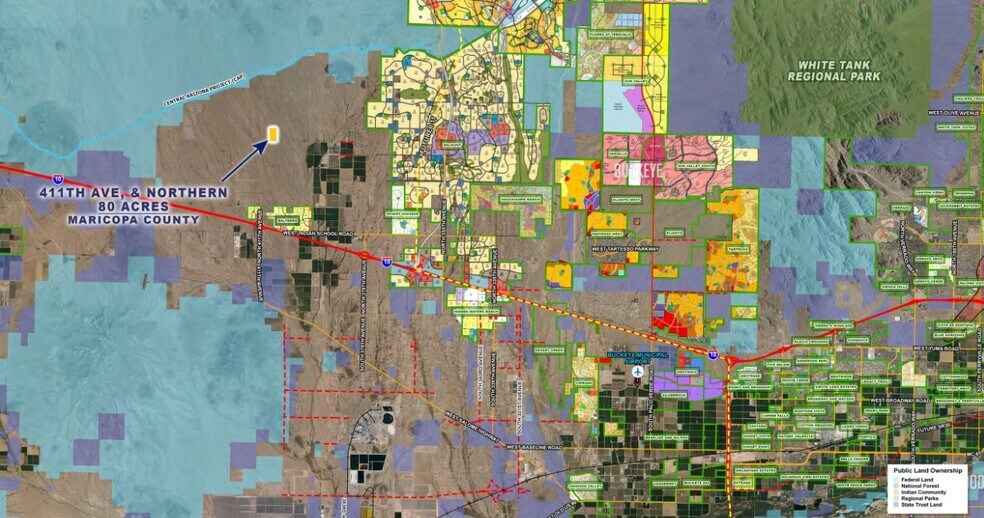 More Photos Of SE Northern Ave & 411th Ave, Tonopah Land For Sale
