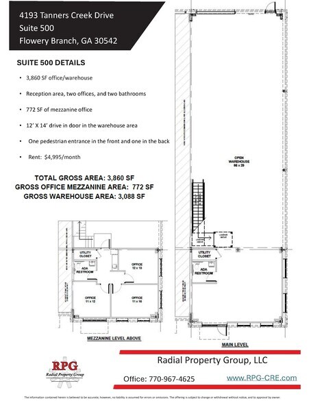 More Photos Of 4193 Tanners Creek Dr, Flowery Branch Warehouse For Lease
