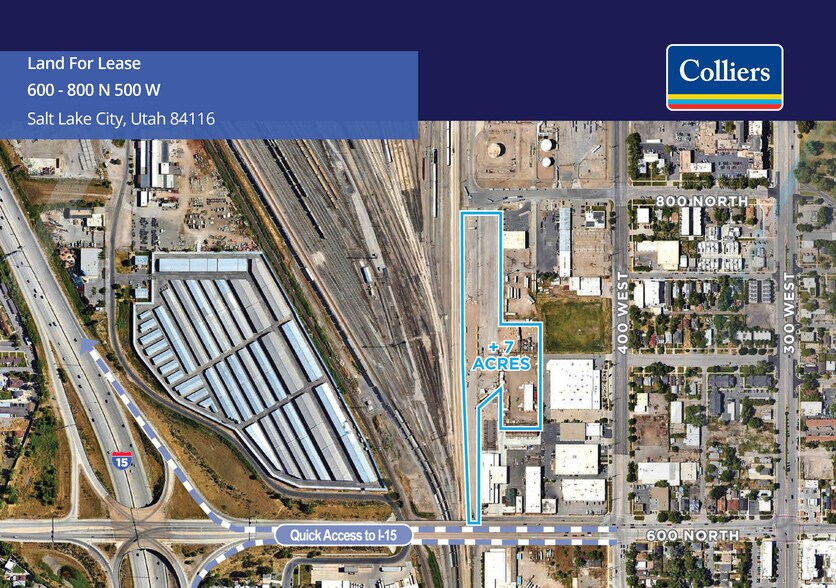 Primary Photo Of 500-800 N 500 W, Salt Lake City Land For Lease