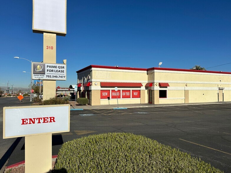 Primary Photo Of 310 S Boulder Hwy, Henderson Fast Food For Lease
