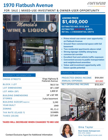 More Photos Of 1970 Flatbush Ave, Brooklyn Storefront Retail Office For Sale