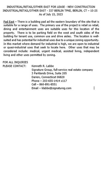 More Photos Of 466 Deming Rd, Berlin Land For Lease