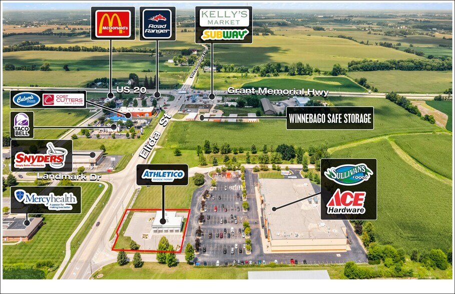 More Photos Of 701 N Elida St, Winnebago General Retail For Lease