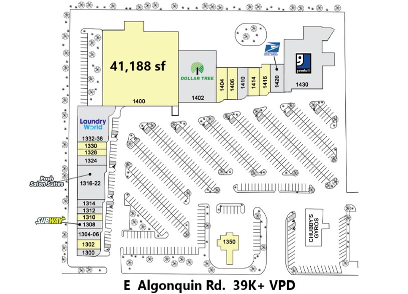 More Photos Of 1302-1430 Algonquin Rd, Algonquin Unknown For Lease