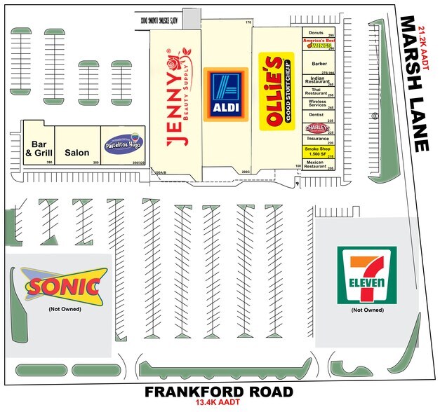 More Photos Of 3628-3636 Frankford Rd, Dallas Unknown For Lease