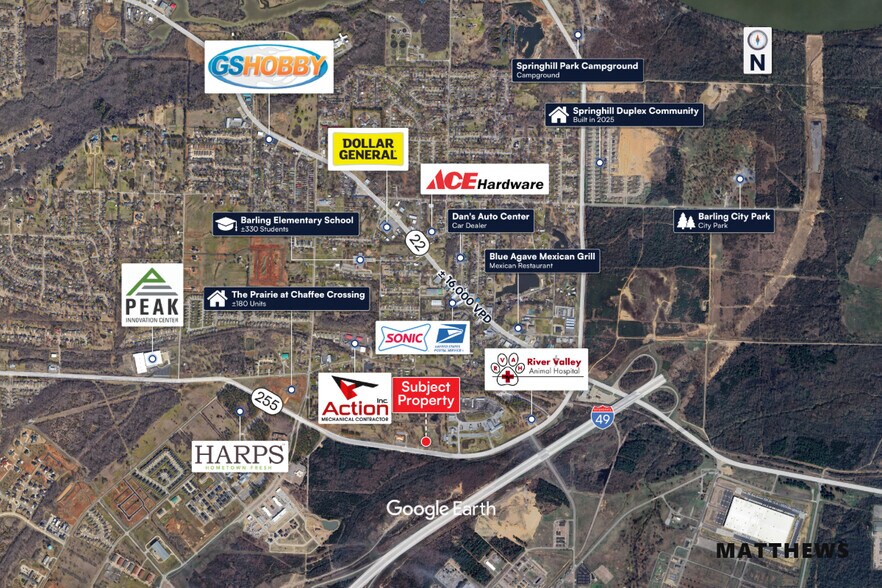 More Photos Of 920 Frontier rd, Barling Self Storage For Sale