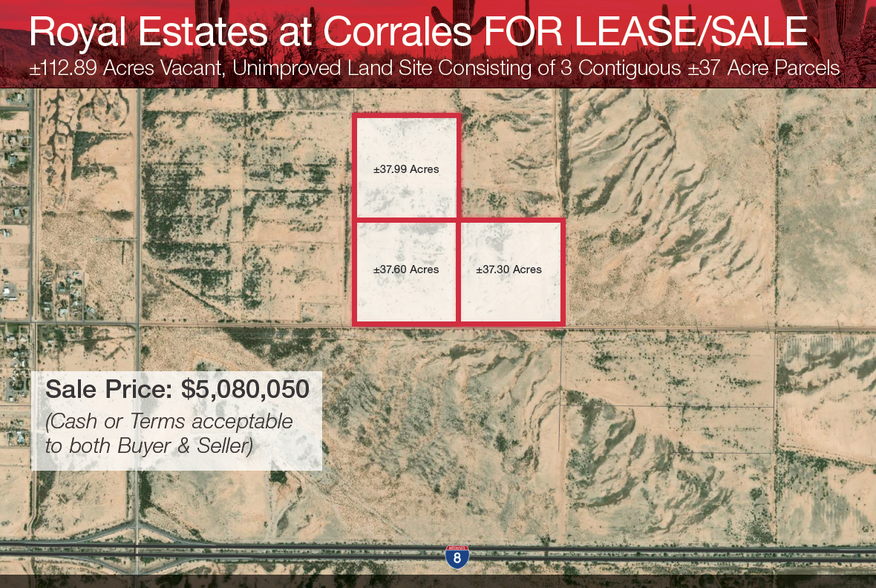 Primary Photo Of S Corrales Rd -1 @ Corrales Rd, Casa Grande Land For Sale