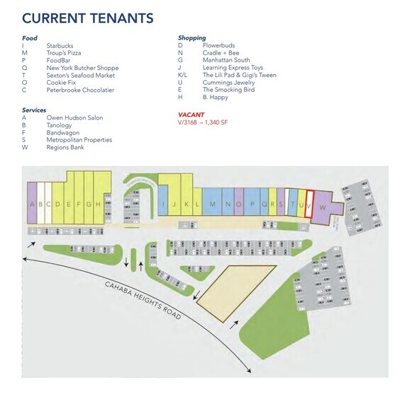 More Photos Of 3134-3172 Cahaba Heights Plz, Birmingham Unknown For Lease