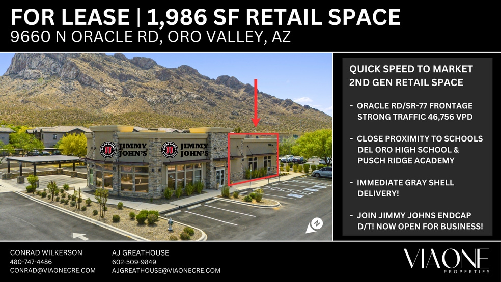 Primary Photo Of 9660 N Oracle Rd, Oro Valley Fast Food For Lease