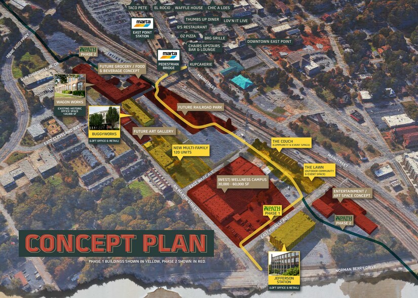 More Photos Of 1526 E Forrest Ave, East Point Loft Creative Space For Lease