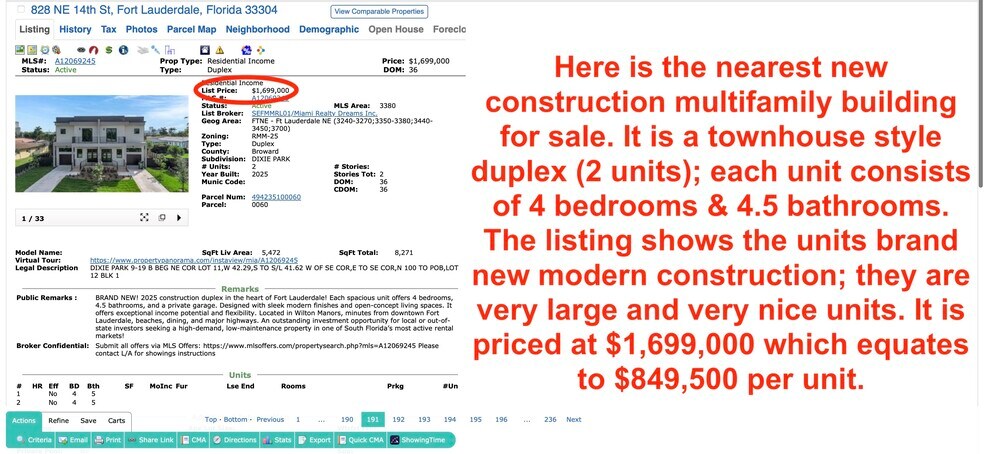 More Photos Of 1219 NE 5th Ter, Fort Lauderdale Land For Sale