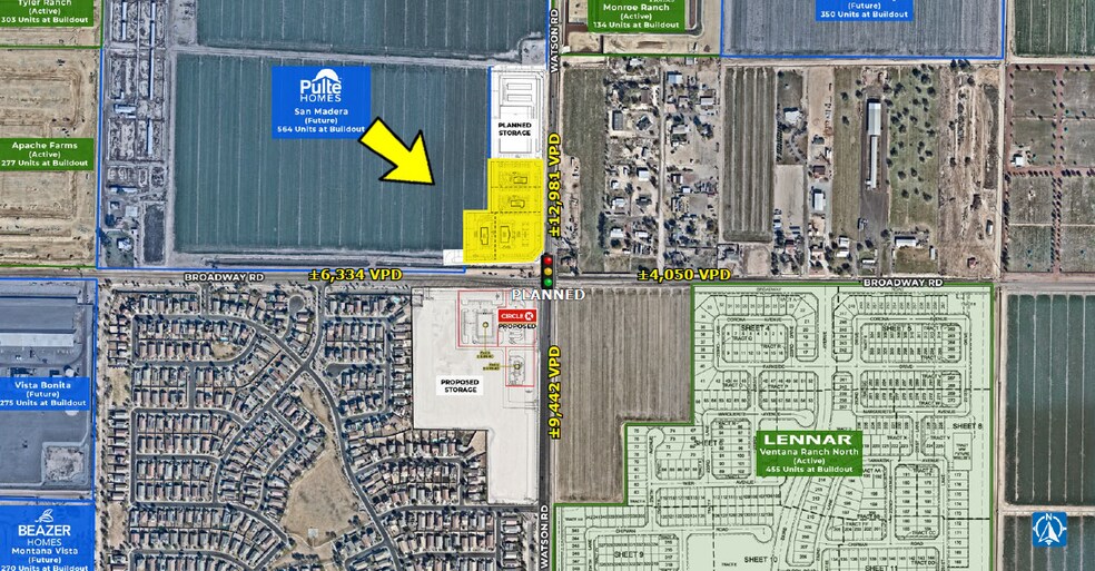 More Photos Of NW Watson Rd & Broadway, Buckeye Land For Sale