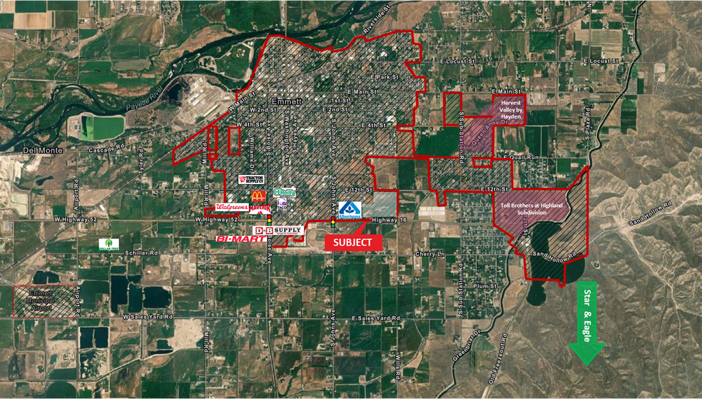 More Photos Of Highway 16, Emmett Land For Lease