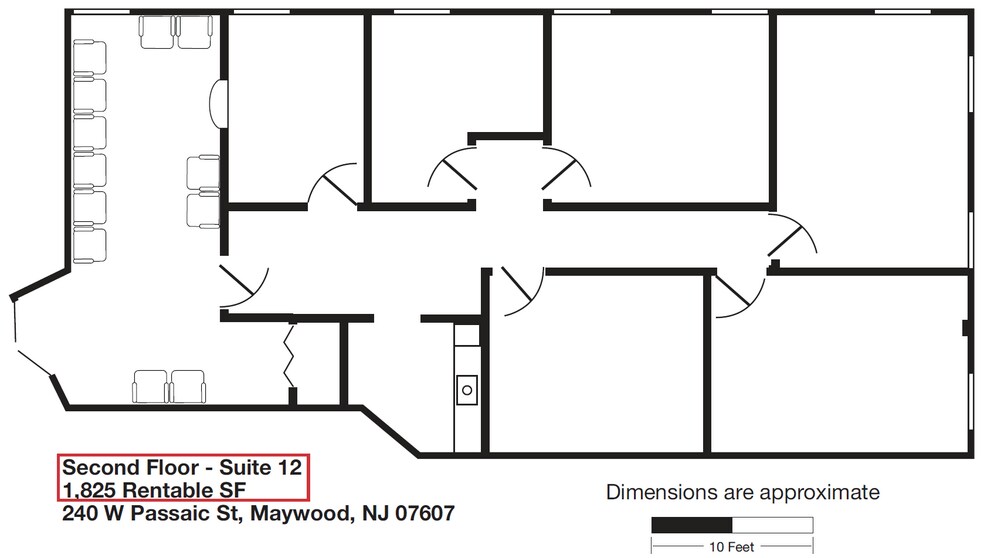 More Photos Of 240 W Passaic St, Maywood Medical For Lease