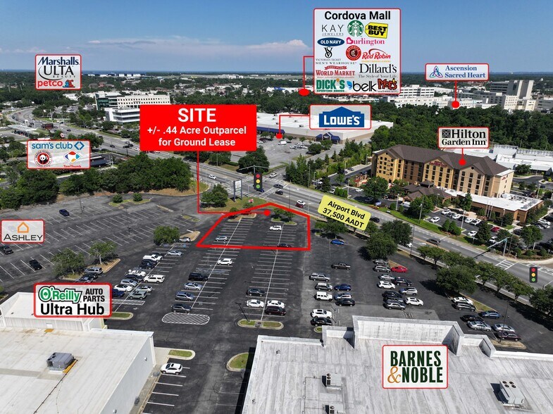 More Photos Of 1200 BLK Airport Blvd, Pensacola Land For Lease
