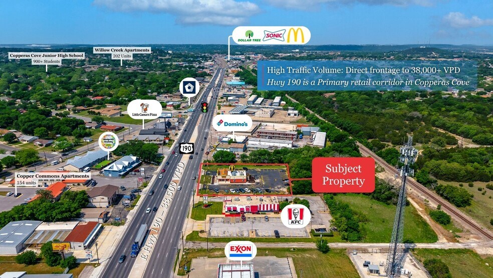 More Photos Of 2301 E Us-190 Hwy, Copperas Cove Fast Food For Sale