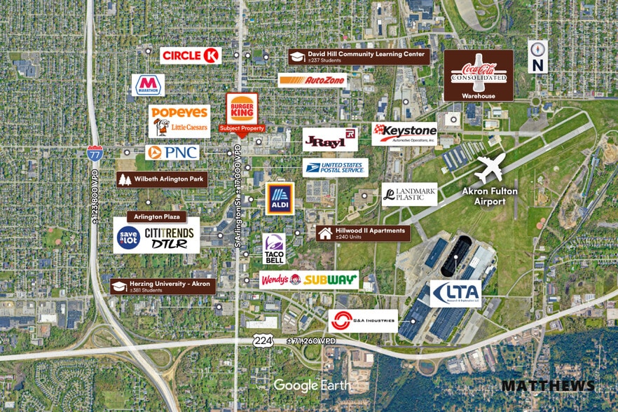 More Photos Of 1175 S Arlington St, Akron Fast Food For Sale