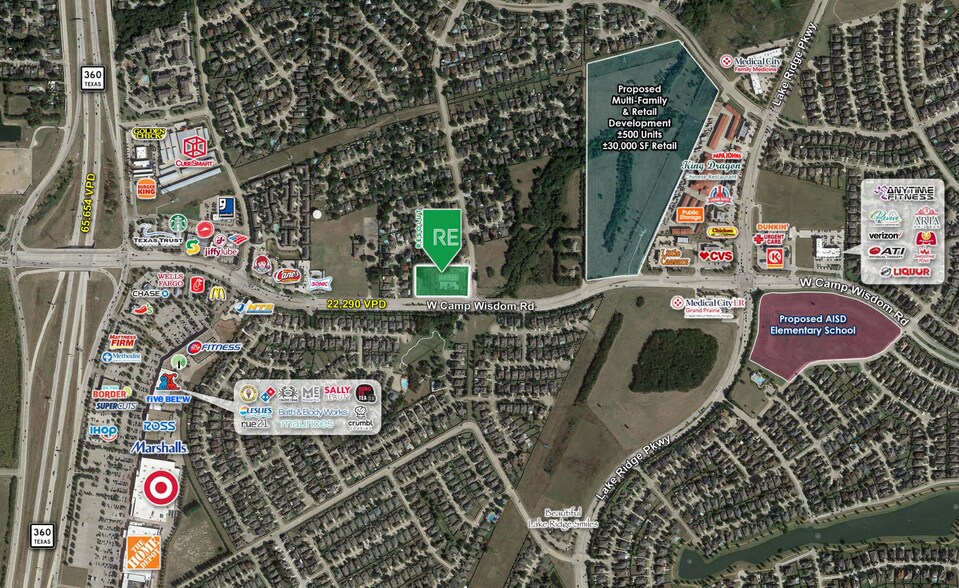 More Photos Of 2800 W Camp Wisdom, Grand Prairie Storefront Retail Office For Lease