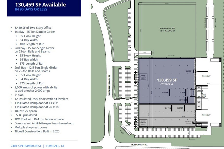 More Photos Of 2401 S Persimmon St, Tomball Manufacturing For Lease