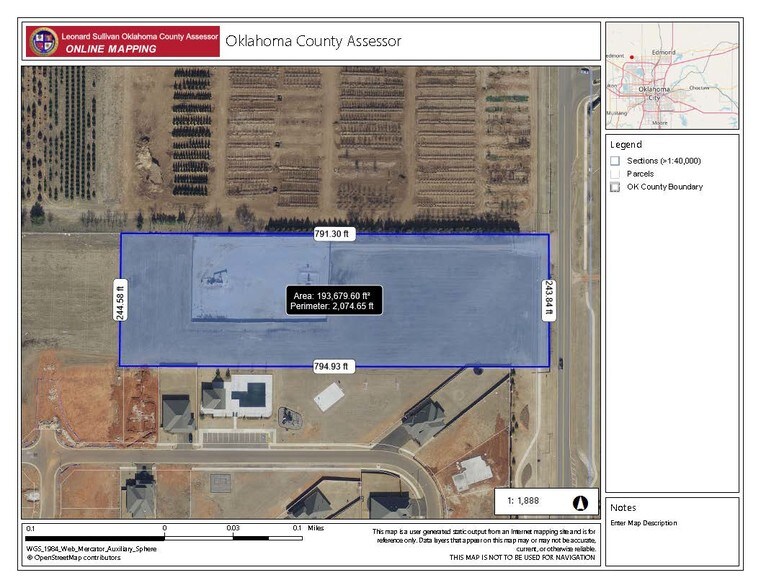 More Photos Of 15801 N Rockwell Ave, Oklahoma City Land For Sale