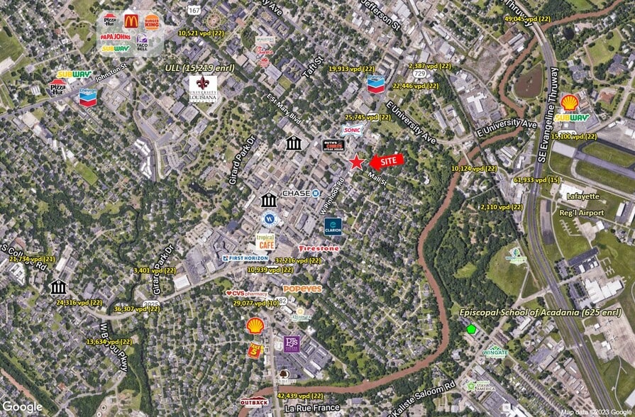 More Photos Of 623 Pinhook, Lafayette Land For Sale