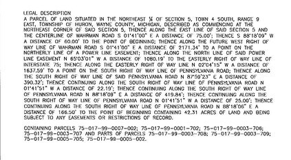 More Photos Of 17340 Wahrman Rd, New Boston Land For Sale