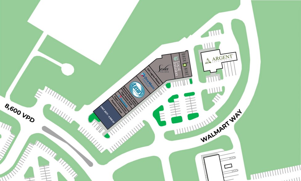 More Photos Of 2013-2077 Walmart Way, Midlothian Storefront For Lease