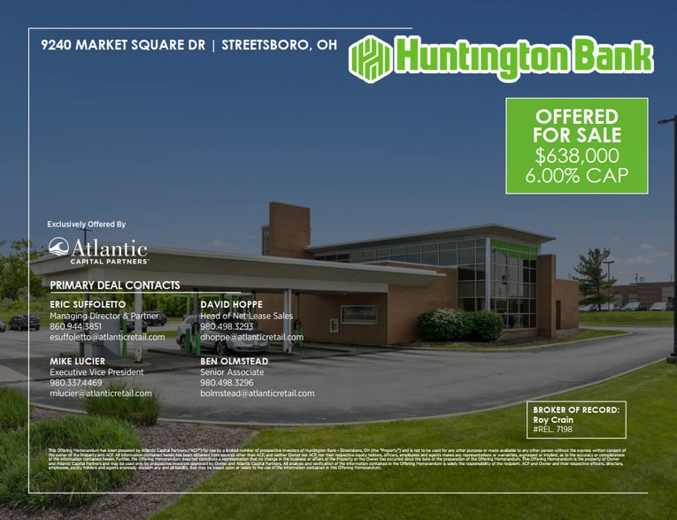 More Photos Of 9240 Market Square Dr, Streetsboro Bank For Sale