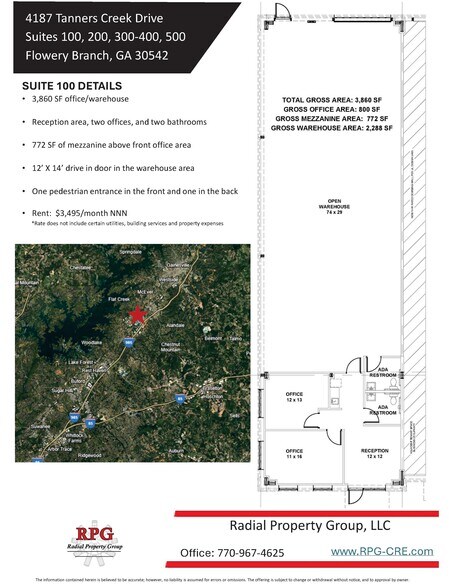 More Photos Of 4187 Tanners Creek Dr, Flowery Branch Warehouse For Lease