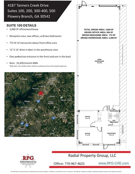 More Photos Of 4187 Tanners Creek Dr, Flowery Branch Warehouse For Lease