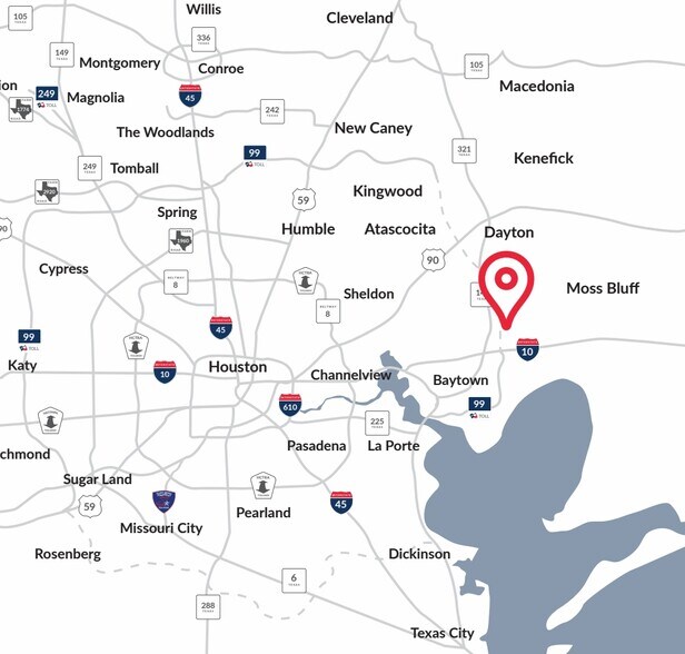 More Photos Of SWQ FM 565 & Eagle Dr, Mont Belvieu Unknown For Lease