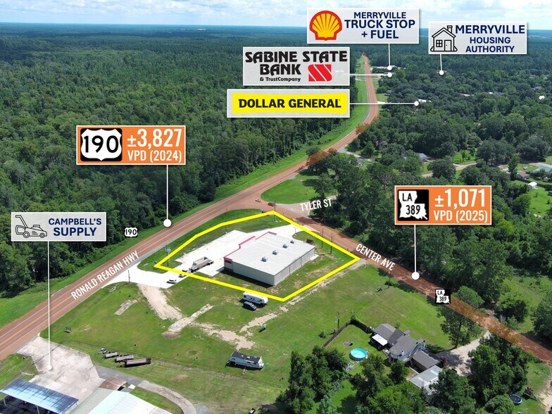 More Photos Of 11787 Highway 190 W, Merryville Freestanding For Lease