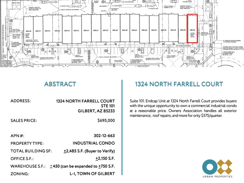 More Photos Of 1324 N Farrell Ct, Gilbert Warehouse For Sale