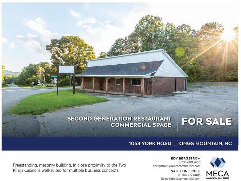 Primary Photo Of 1058 York Rd, Kings Mountain Restaurant For Sale