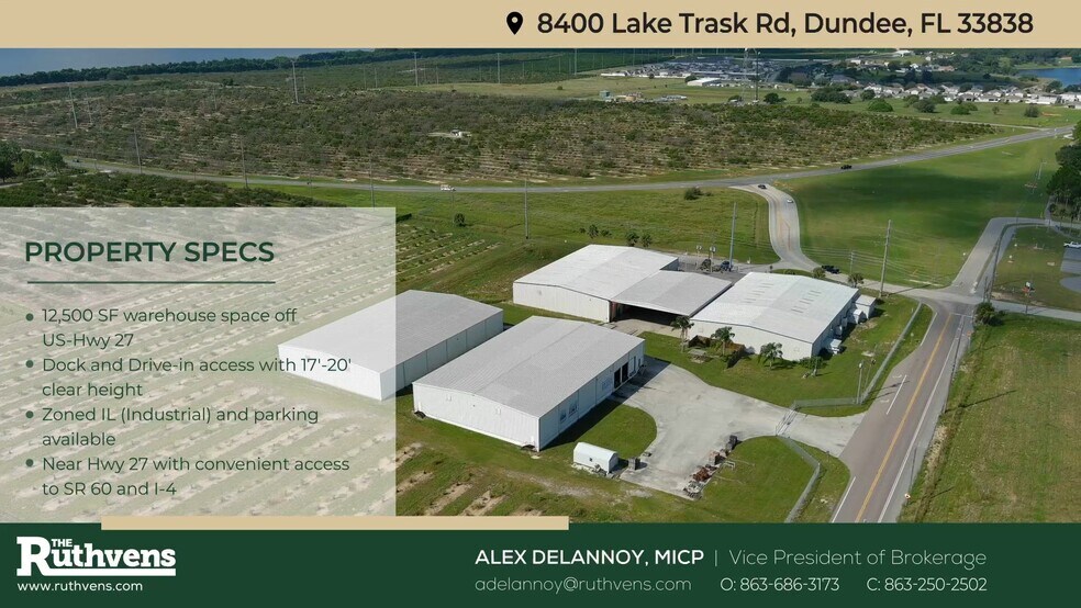 Primary Photo Of 8400 Lake Trask Rd, Dundee Warehouse For Lease