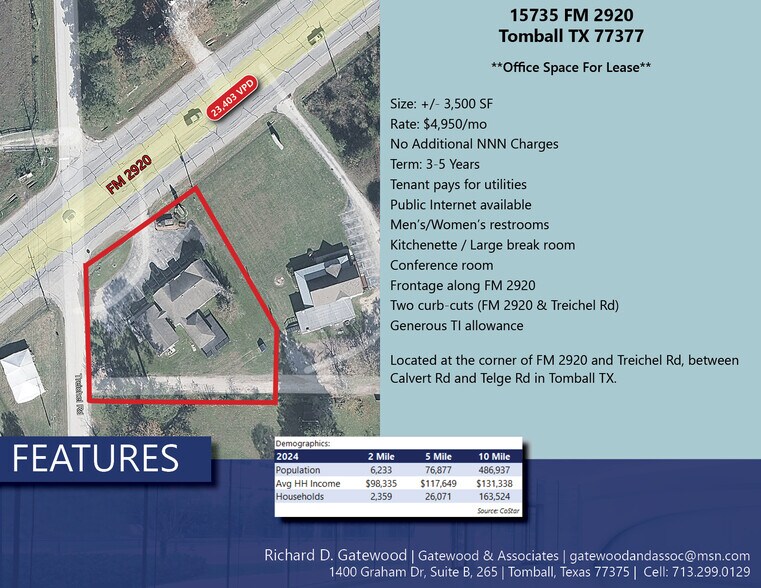 More Photos Of 15735 FM 2920 Rd, Tomball Office For Lease