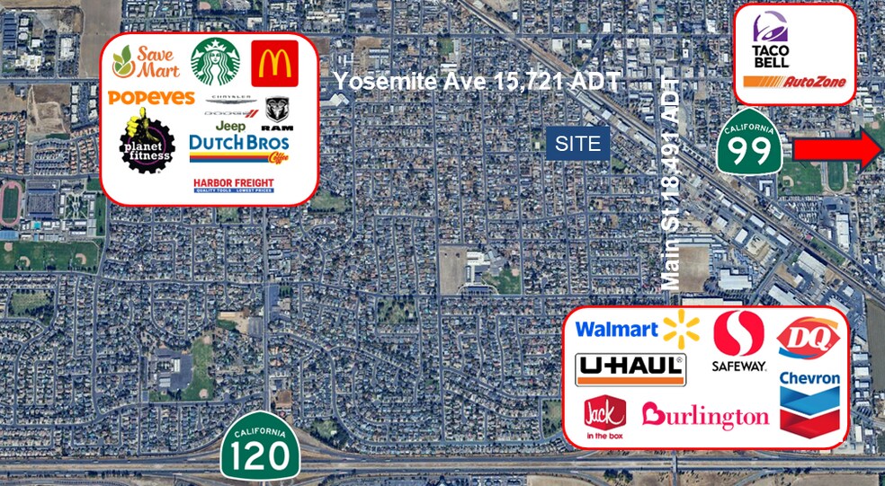 More Photos Of 270 Oak St, Manteca Warehouse For Lease