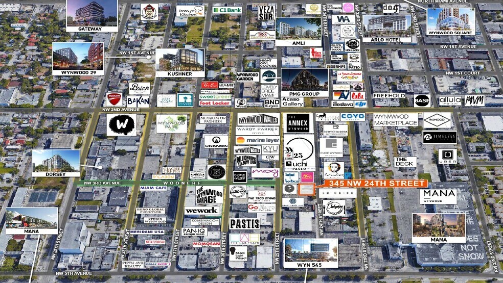 More Photos Of 345 NW 24th St, Miami Storefront Retail Office For Lease