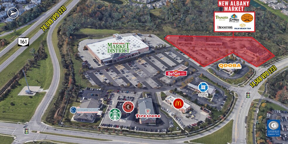 Primary Photo Of 5477-5511 New Albany Rd W, New Albany General Retail For Lease