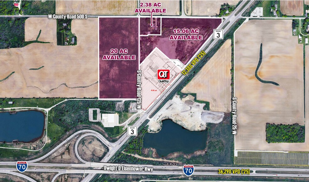 More Photos Of 5080 S County Road 125 W, New Castle Land For Sale