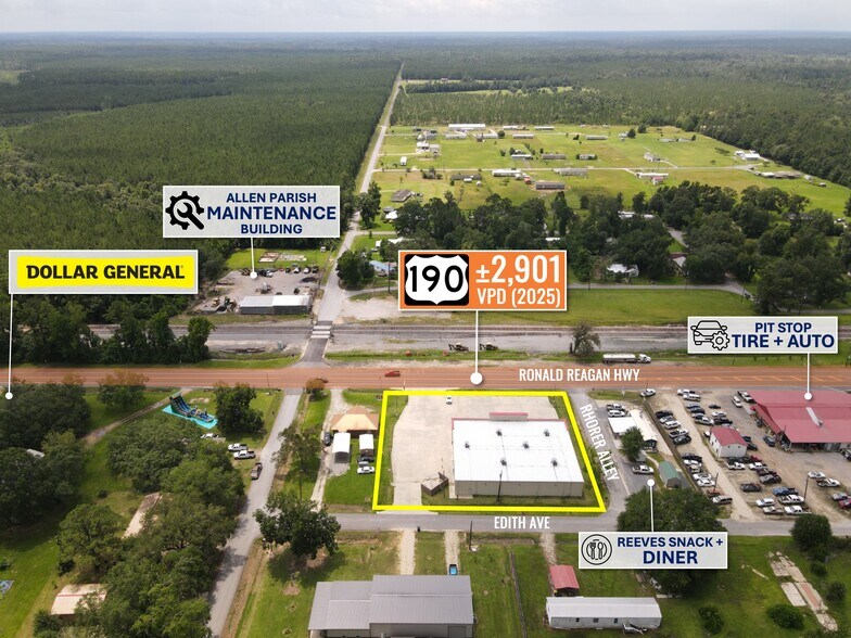 More Photos Of 18284 Highway 190, Reeves Freestanding For Sale