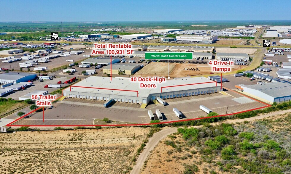 More Photos Of 1629 World Trade Center Loop, Laredo Distribution For Lease