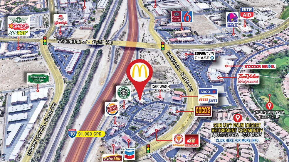 More Photos Of 78365 Varner Rd, Palm Desert Fast Food For Sale