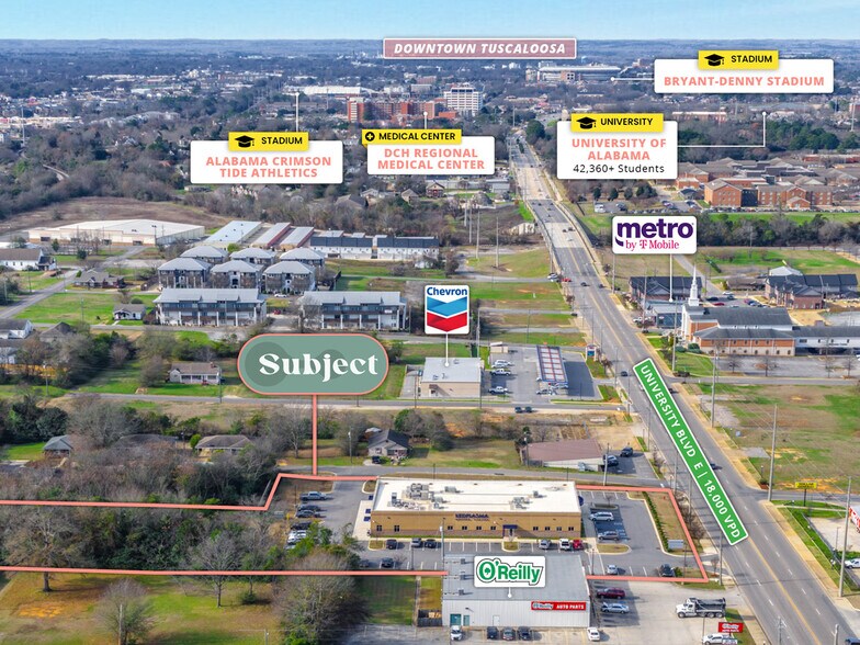 More Photos Of 2427 University Blvd E, Tuscaloosa Freestanding For Sale