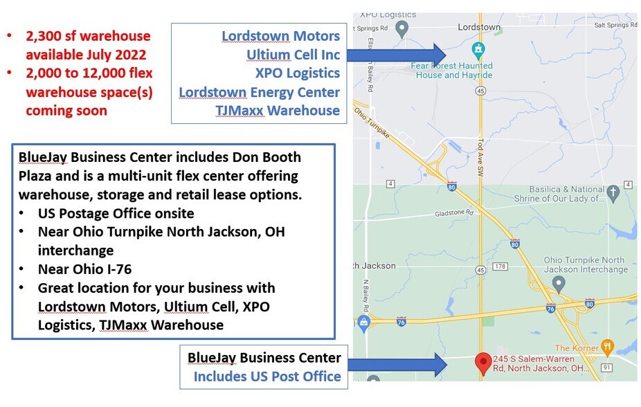 More Photos Of 229-263 S Salem Warren Rd, North Jackson Unknown For Lease