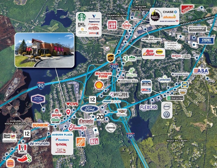 More Photos Of 680 Southbridge St, Auburn Restaurant For Sale